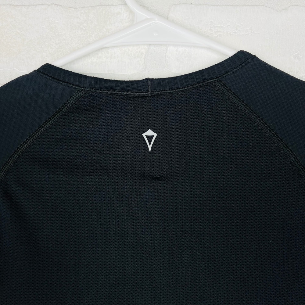 Ivivva Lululemon Swiftly Tech Long Sleeve Shirt Black Thumbholes Youth 12 - Picture 6 of 12